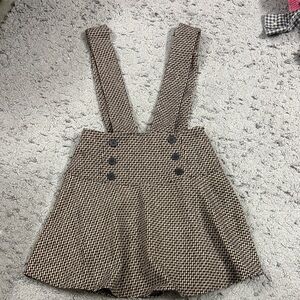 Forever 21 Brown Houndstooth Skirt